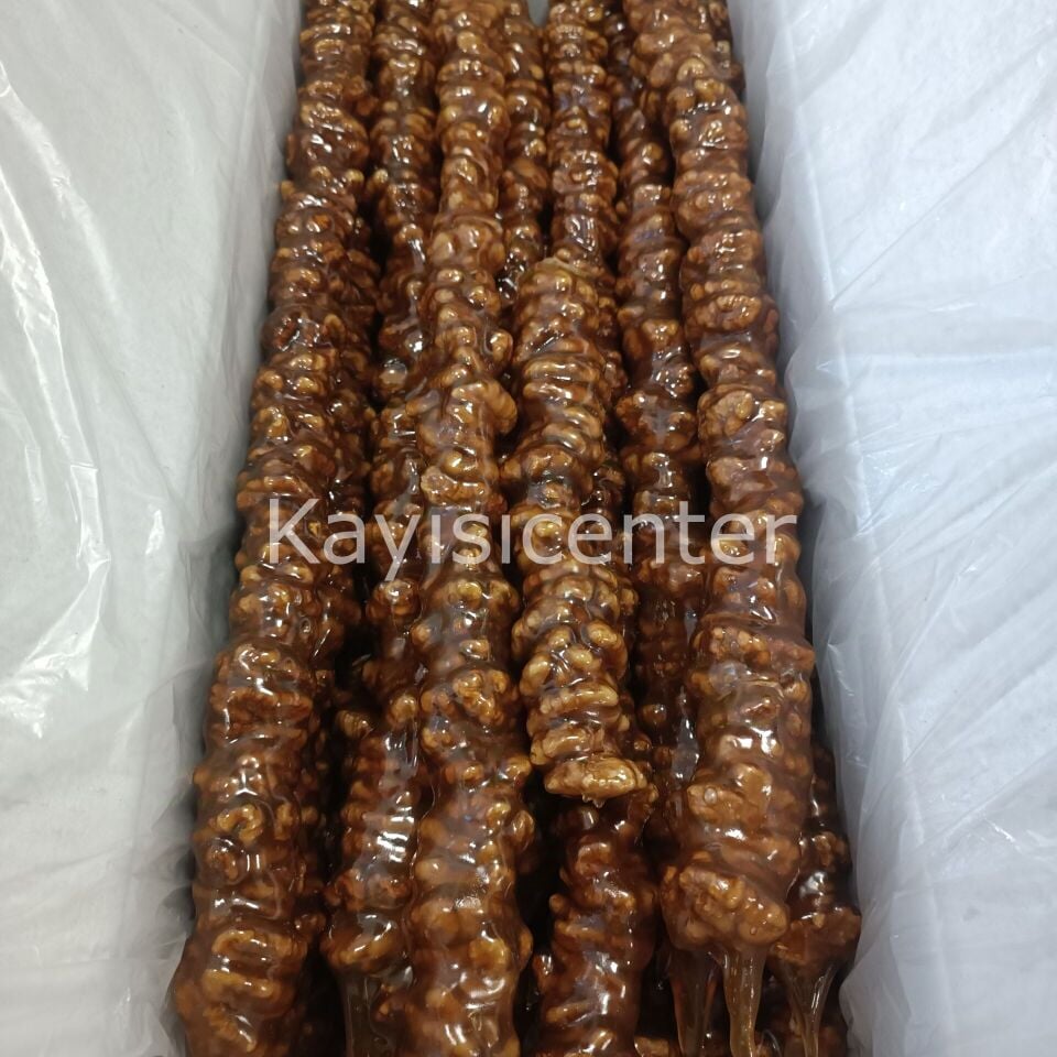 Toptan Gurme Cevizli Sucuk Duble Sarı 10 Kg