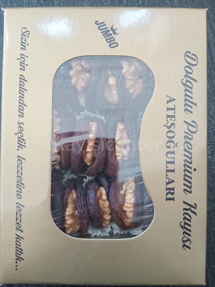 Toptan Ceviz Dolgulu Gün Kurusu Kayısı 300 Gr
