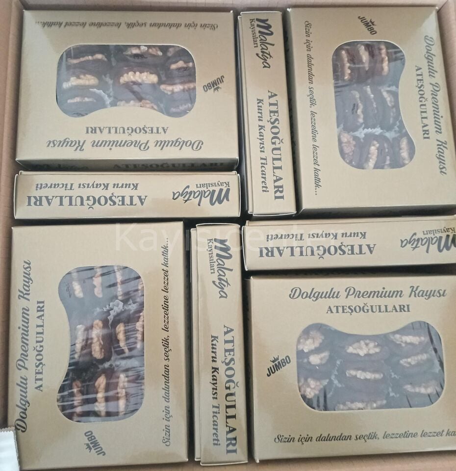 Toptan Ceviz Dolgulu Gün Kurusu Kayısı 300 Gr