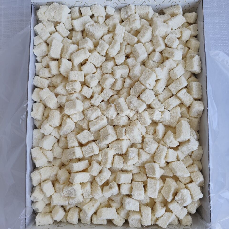 Toptan Çifte Kavrulmuş Yer Fıstıklı Sütlü Lokum 10 Kg