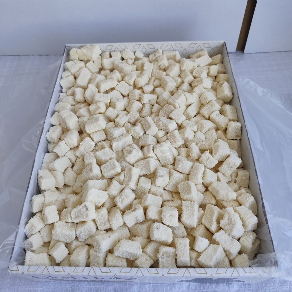 Toptan Çifte Kavrulmuş Yer Fıstıklı Sütlü Lokum 10 Kg