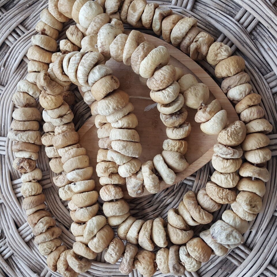Toptan Naturel Sıralı İp Dizim İncir 20 Kg