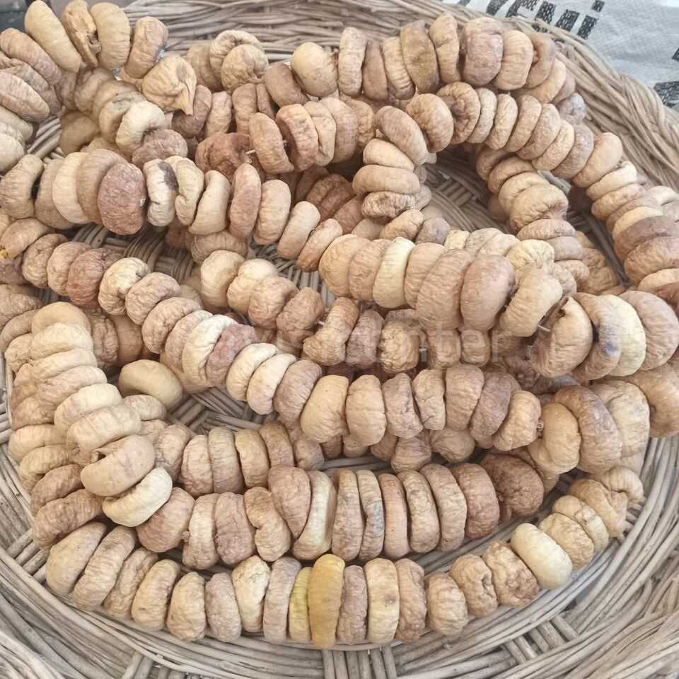 Toptan Naturel Sıralı İp Dizim İncir 20-Kg