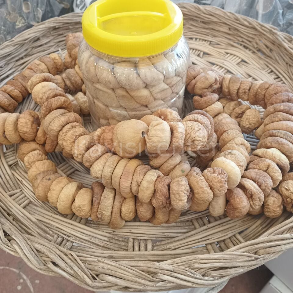 Toptan Naturel Sıralı İp Dizim İncir 20-Kg