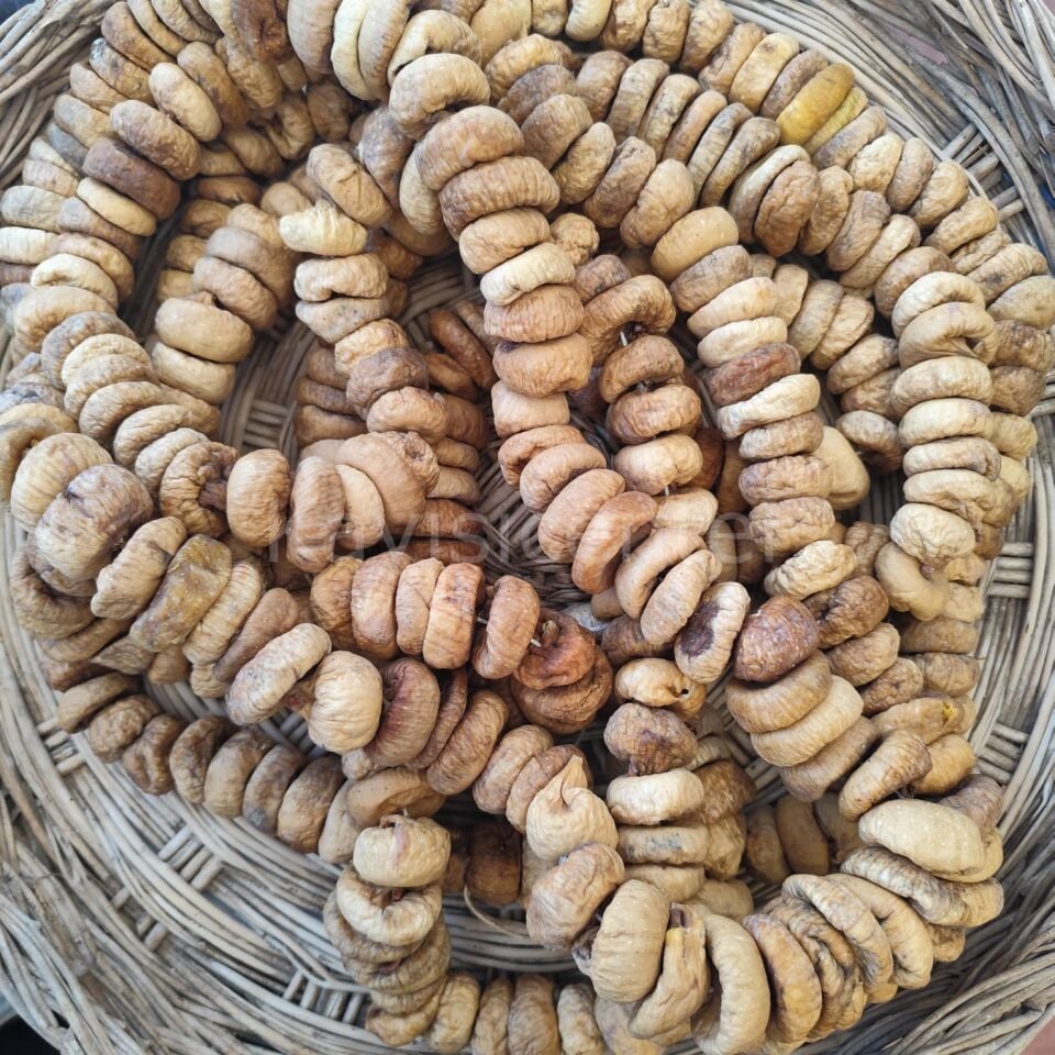 Toptan Naturel Sıralı İp Dizim İncir 20-Kg