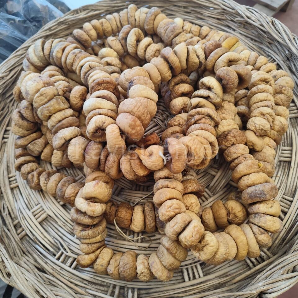Toptan Naturel Sıralı İp Dizim İncir 20-Kg