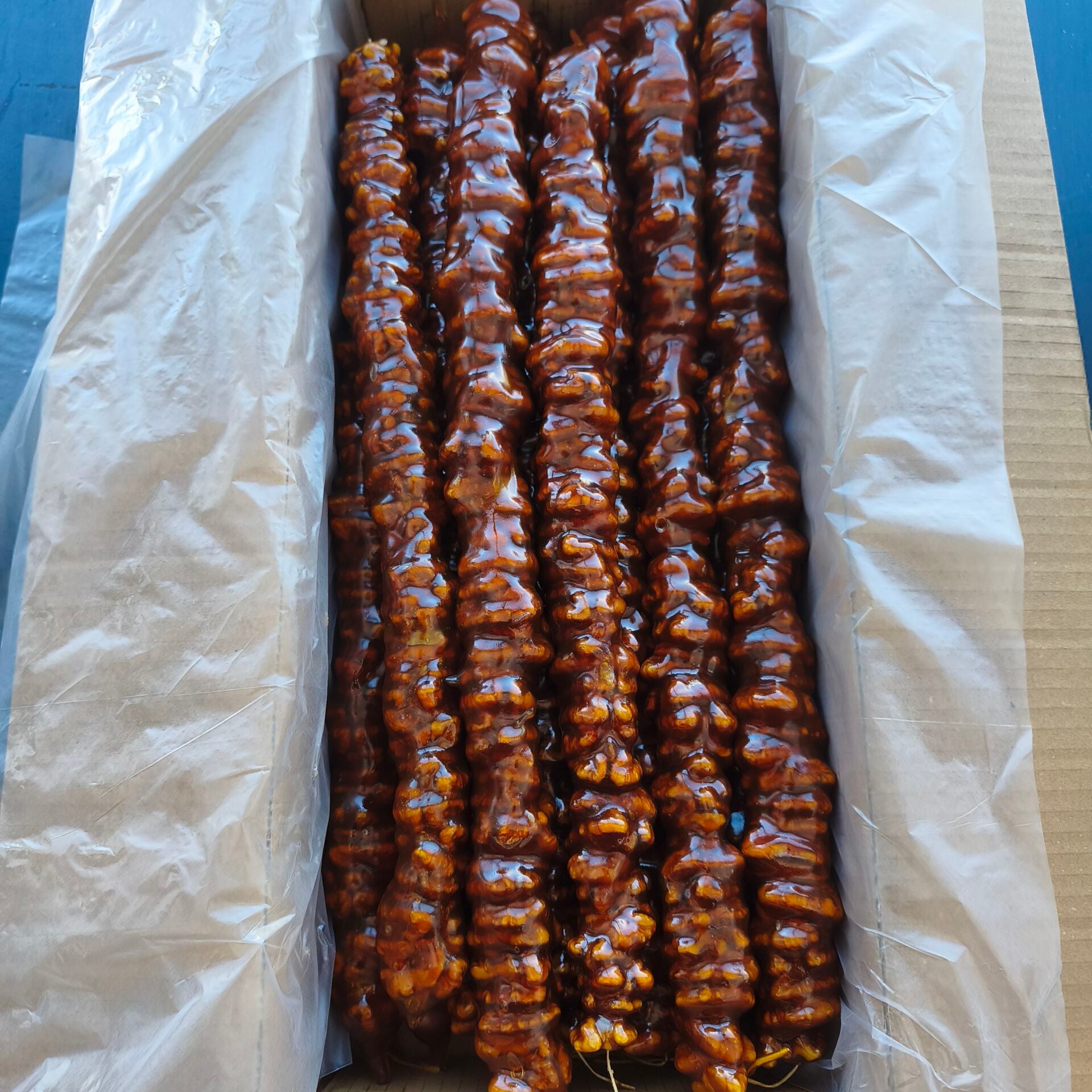Toptan Gurme Cevizli Sucuk Duble Koyu 10 Kg