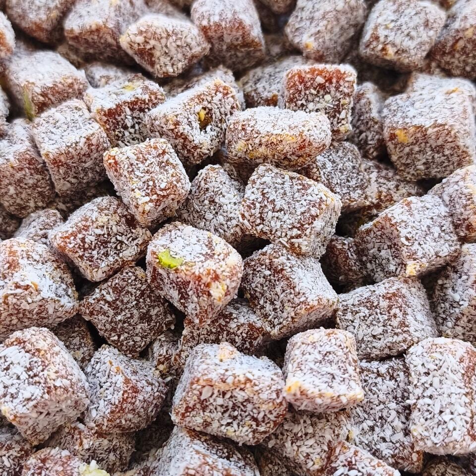 Toptan Antep Fıstıklı Çifte Kavrulmuş Lokum 12 Kg