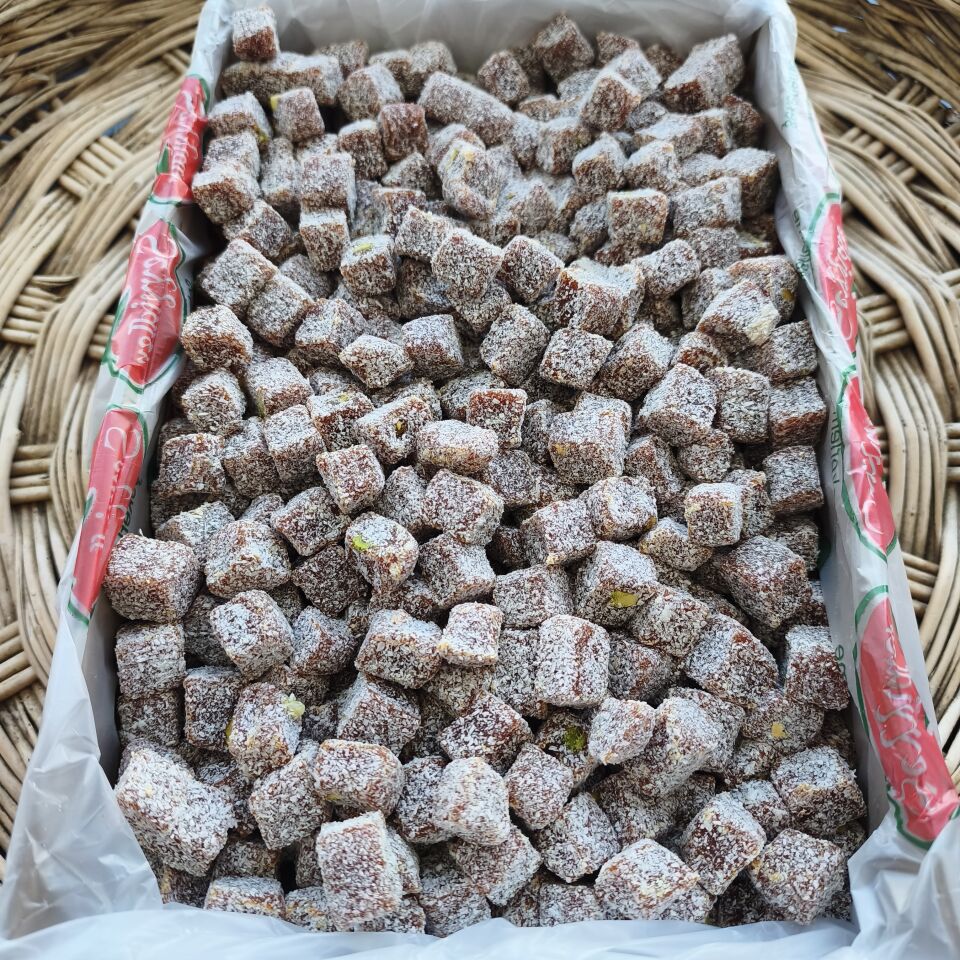 Toptan Antep Fıstıklı Çifte Kavrulmuş Lokum 12 Kg