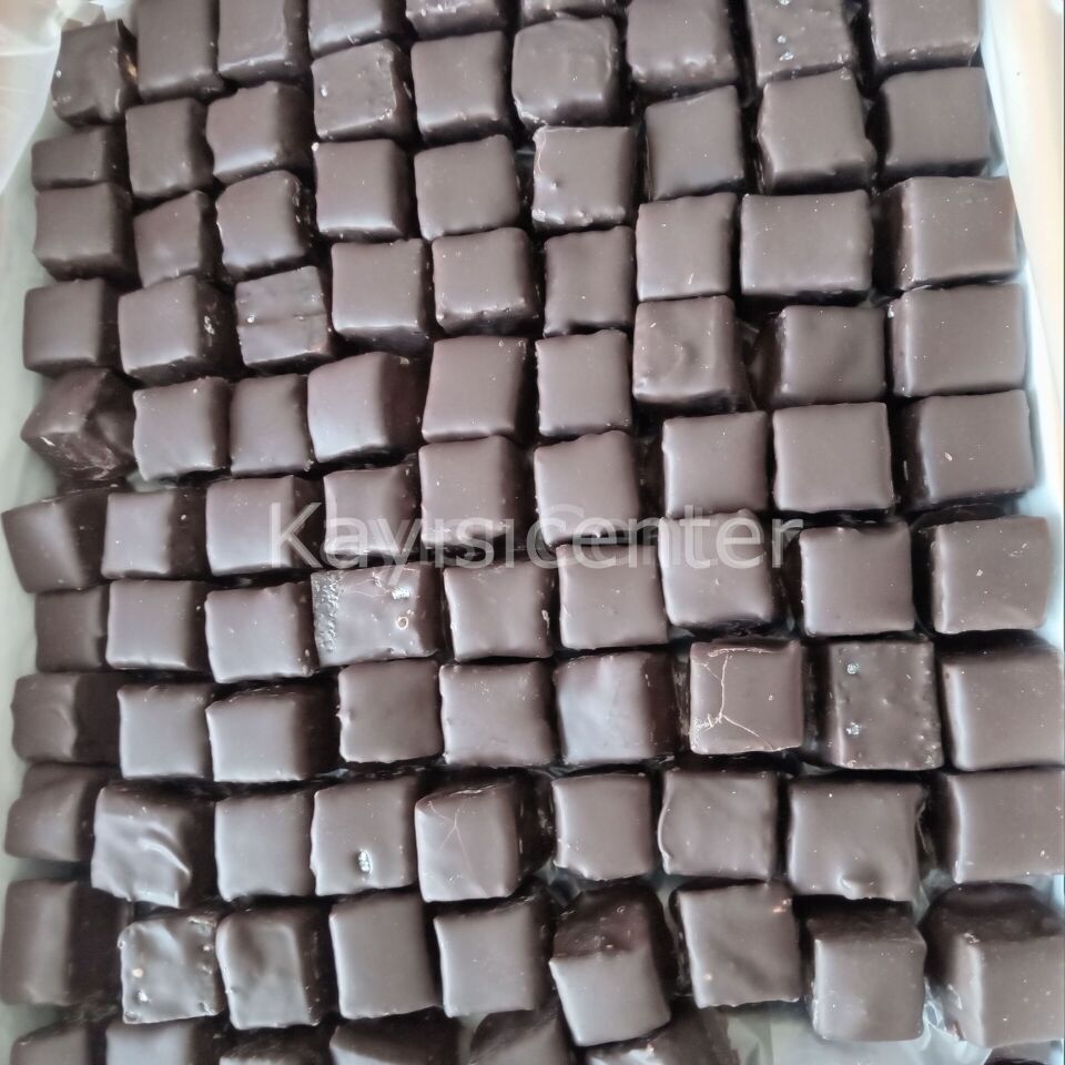 Toptan Kayısı Çikolatalı Lokum 15Kg Bitter