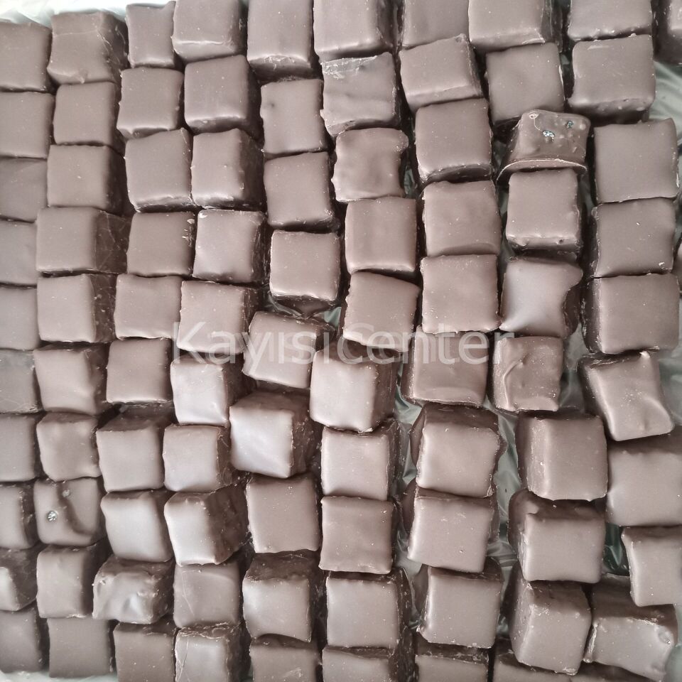 Toptan Kayısı Çikolatalı Lokum 15Kg Sütlü