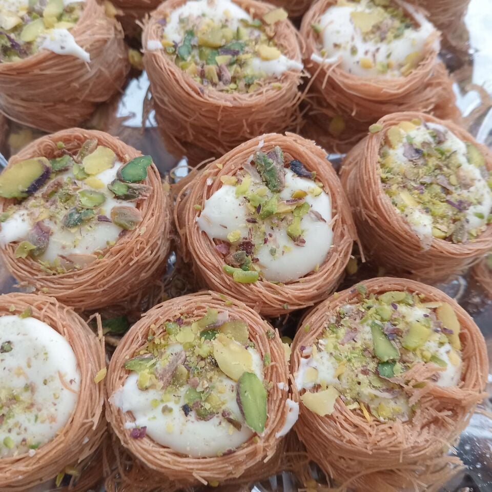 Toptan Kadayıflı Bülbül Yuvası Lokumu Fındıklı 10 Kg