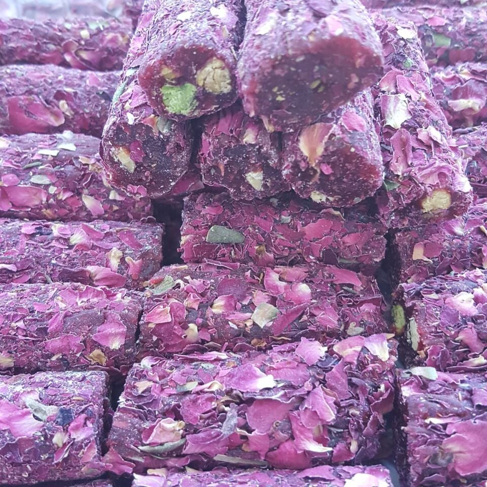 Toptan Antep Fıstıklı Cennet Lokumu  10 Kg Güllü