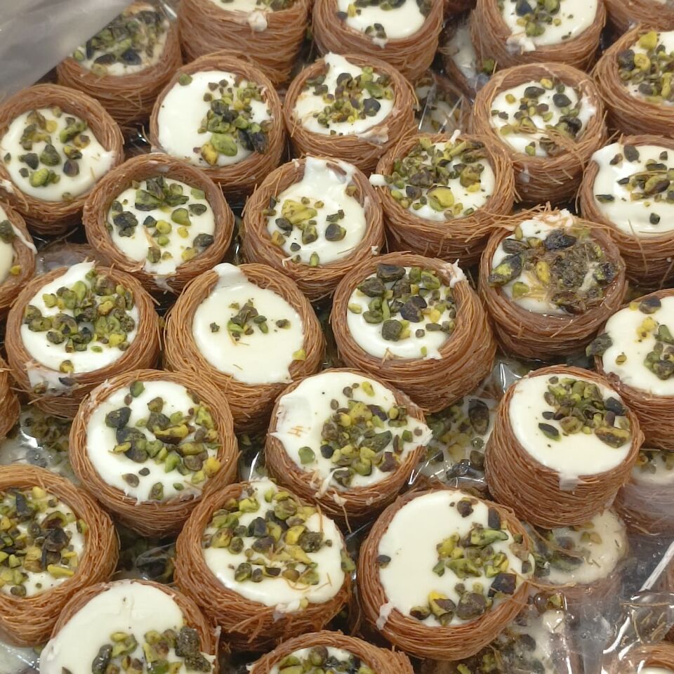 Toptan Kadayıflı Bülbül Yuvası Lokumu Sade 10 Kg