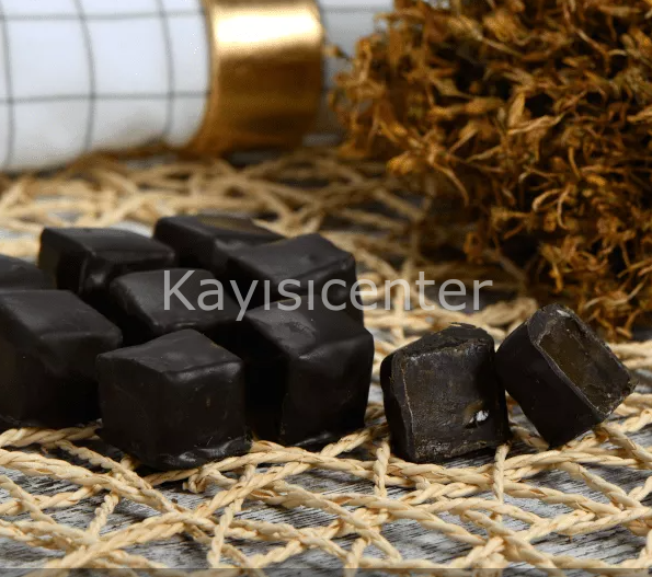 Toptan Bitter Çikolata Kaplı Kayısı Lokumu 10Kg