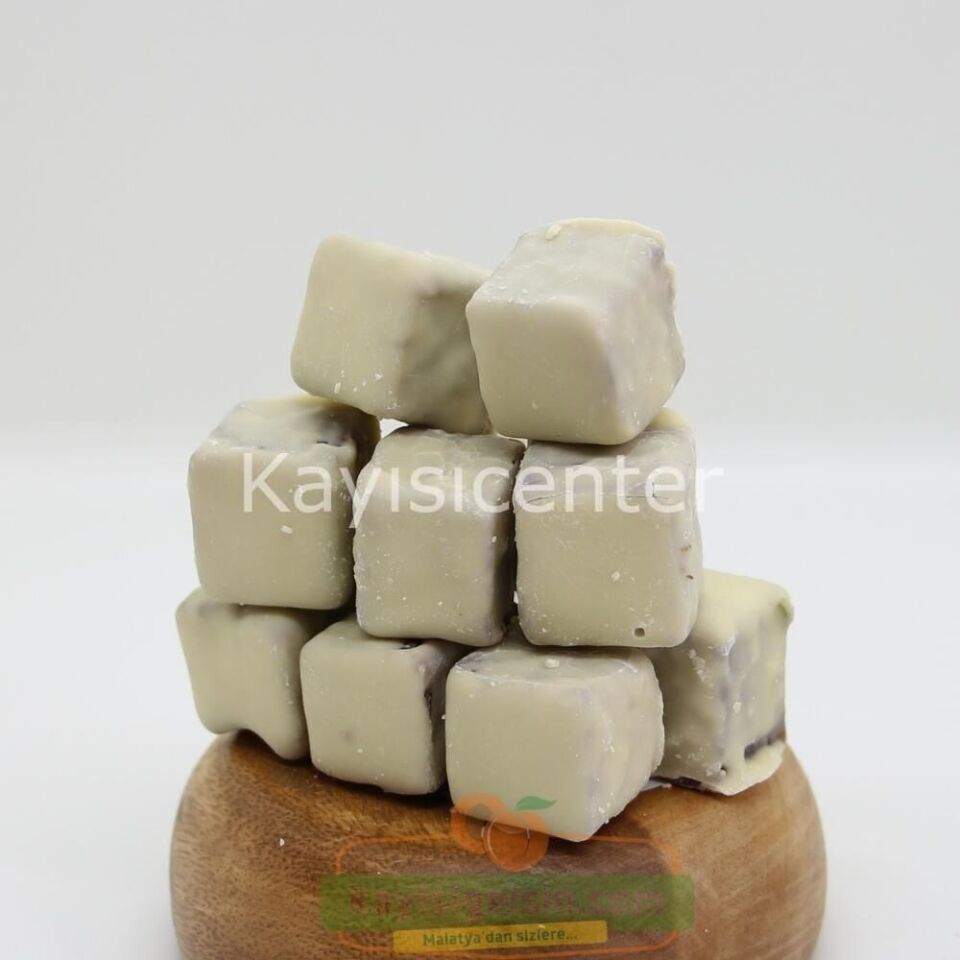 Toptan Beyaz Çikolata Kaplı Kayısı Lokumu 10Kg