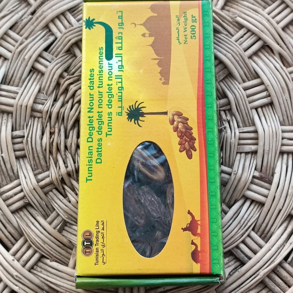 Toptan Tunus Kuru Hurma (Deglet Nour) 1Kg Paket 10Kg
