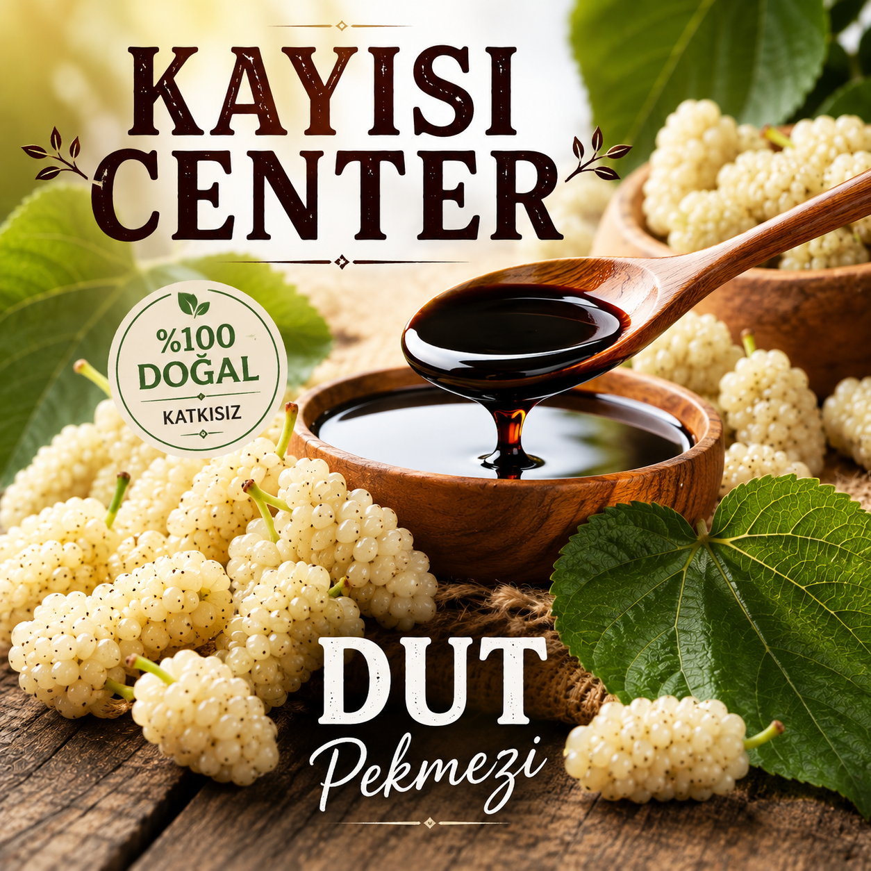 Toptan Doğal Dut Pekmezi 25 Kg