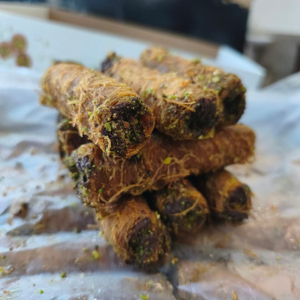 Toptan Kadayıflı Rulo Sarma Çikolatalı 8 Kg