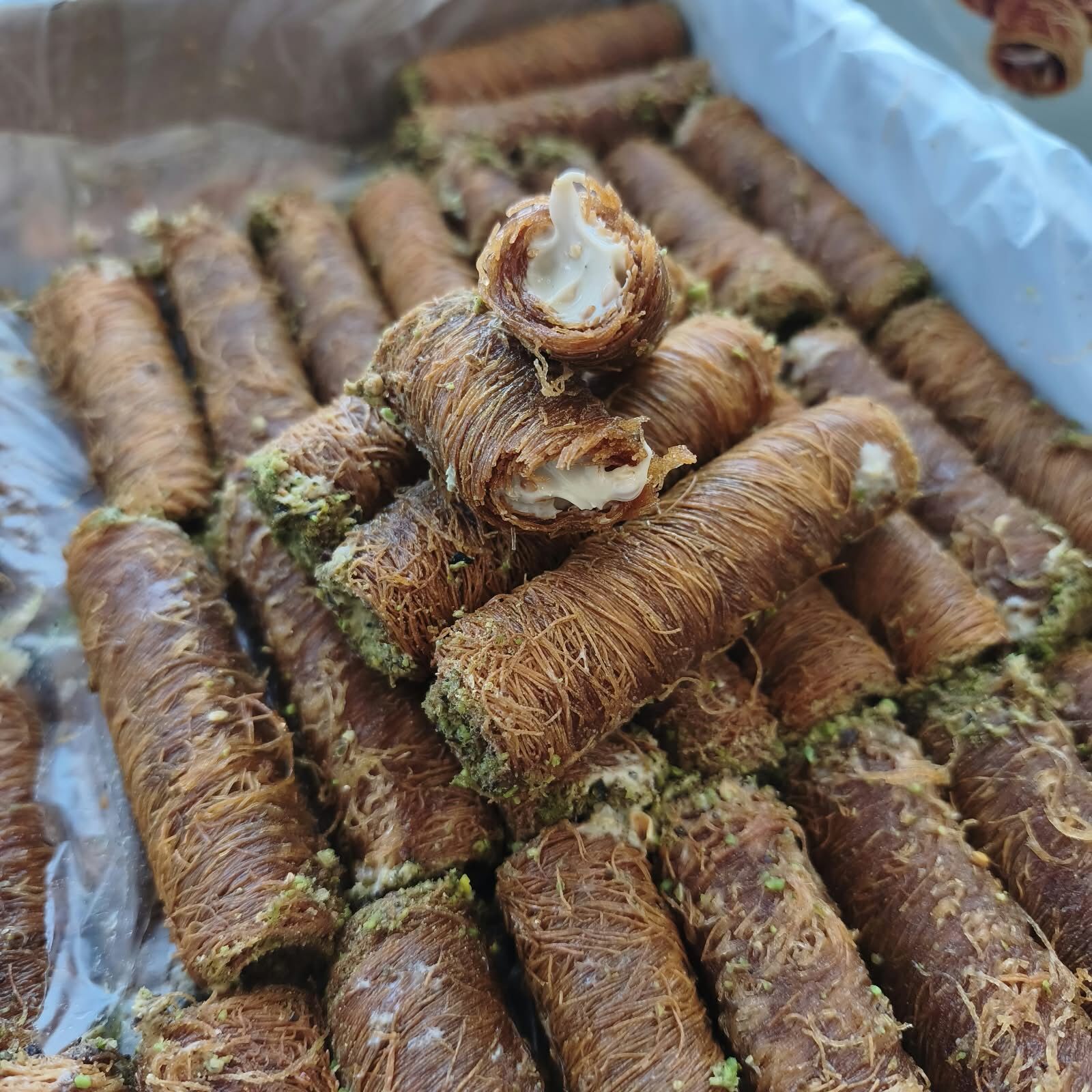 Toptan Kadayıflı Rulo Sarma Tahinli-Susamlı 8 Kg