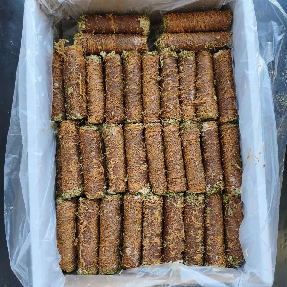 Toptan Kadayıflı Rulo Sarma Tahinli-Susamlı 8 Kg