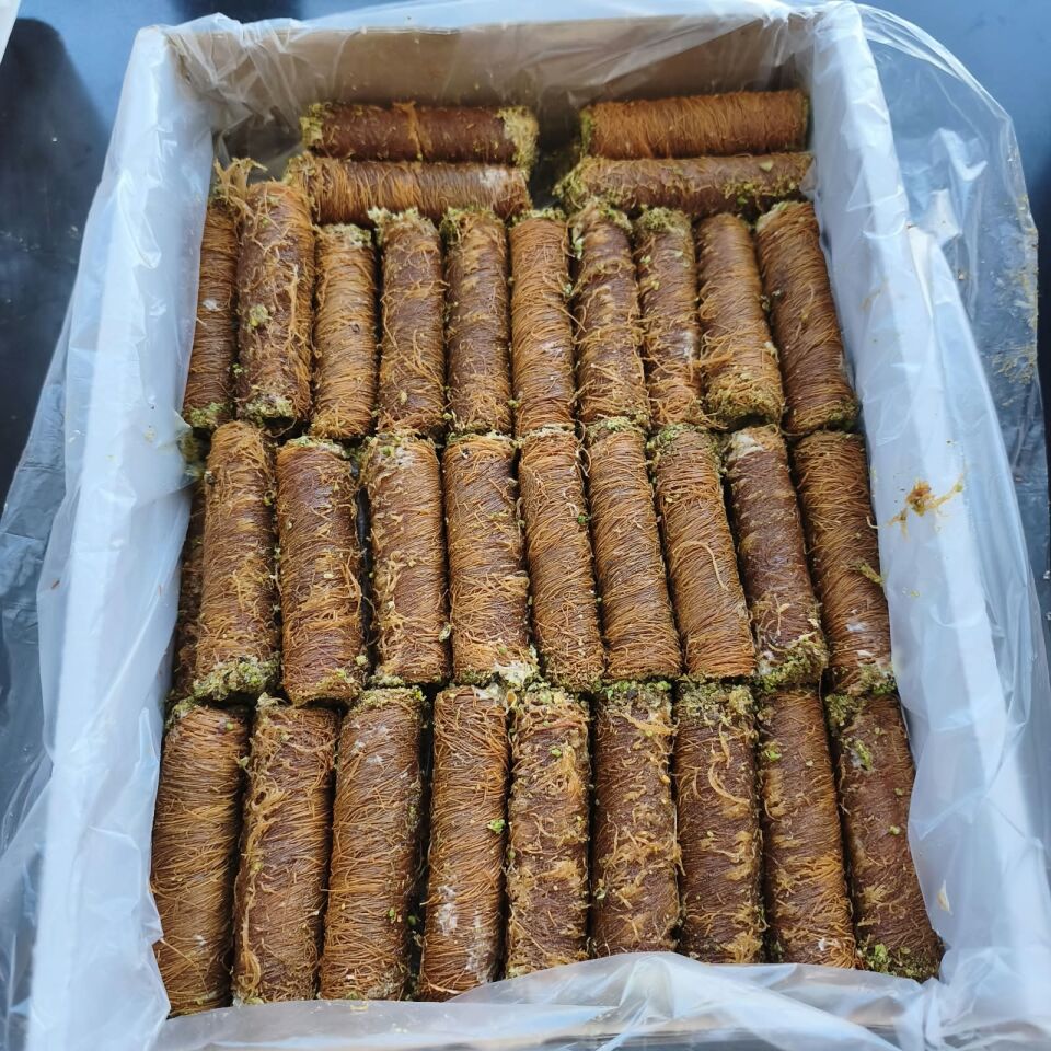 Toptan Kadayıflı Rulo Sarma Tahinli-Susamlı 8 Kg