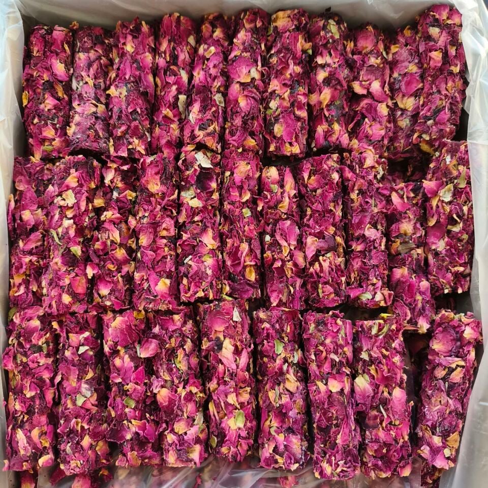 Toptan Antep Fıstıklı Cennet Lokumu Güllü 10 Kg