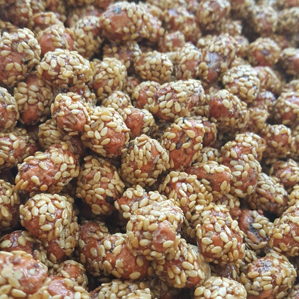 Toptan Susamlı Fıstık 10 Kg
