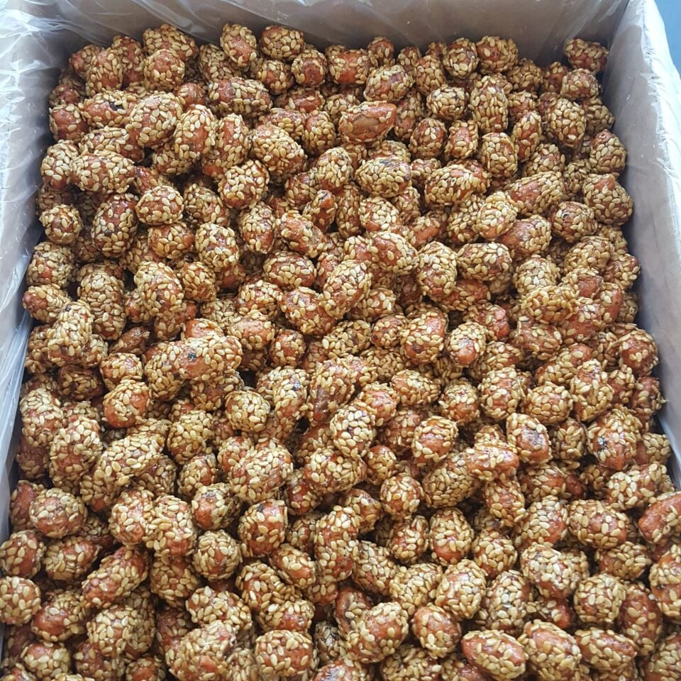 Toptan Susamlı Fıstık 10 Kg
